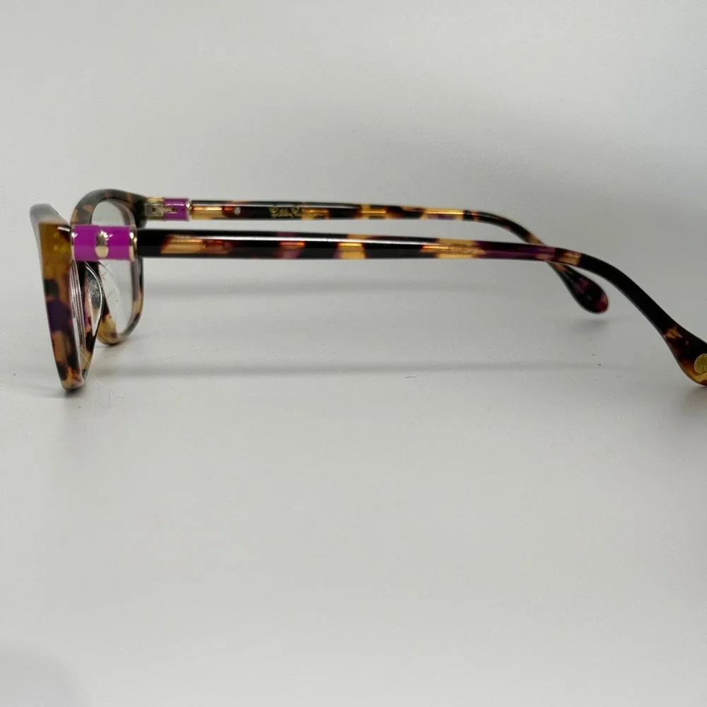 Lilly Pulitzer Sawyer Eyeglasses Frames Womens Tortoise Purple‎ 50-17-135 21745